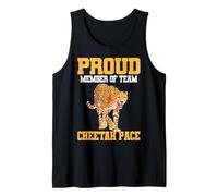 Proud Member of Team Cheetah Pace Running Speed Tank Top