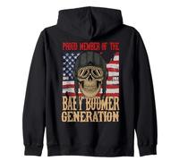 Proud Member Of The Baby Boomer Generation 1946 1964 Boomers Zip Hoodie