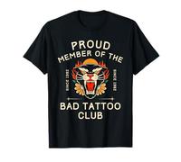 Proud Member Of The Bad Tattoo Club Funny Tattoo T-Shirt