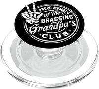 Proud Member Of The Bragging Grandpa's Club Fun PopSockets PopGrip for MagSafe
