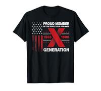 Proud Member Of The Fuck Your Feelings Gen X Vintage T-Shirt