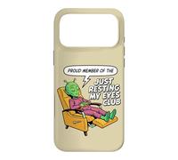 Proud Member of The Just Resting My Eyes Club Alien UFO Case for iPhone 17 Pro Max