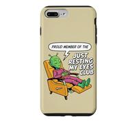 Proud Member of The Just Resting My Eyes Club Alien UFO Case for iPhone 7 Plus/8 Plus