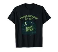 Proud Member Of The Night Patrol Mom Life Graphic T-Shirt