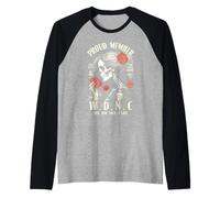 Proud Member of The We Do Not Care Club WDNC Gothic Feminist Raglan Baseball Tee