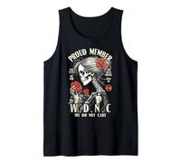 Proud Member of The We Do Not Care Club WDNC Gothic Feminist Tank Top