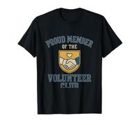 Proud Member Volunteer Club Vintage Crest T-Shirt