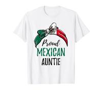 Proud Mexican Auntie Value Graphic T-Shirt, Men, White, L