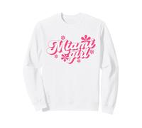 Proud Miami Girl Retro Groovy City Sweatshirt