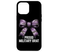 PROUD MILITARY BRAT Camo Bow Army Family Veteran Case for iPhone 12 Pro Max