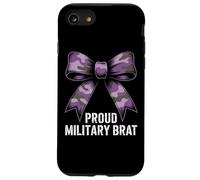 PROUD MILITARY BRAT Camo Bow Army Family Veteran Case for iPhone SE (2020) / 7/8