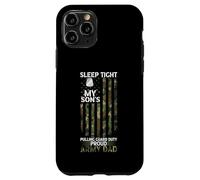 Proud Military Dad American USA Flag Soldier Veteran - Son Case for iPhone 11 Pro