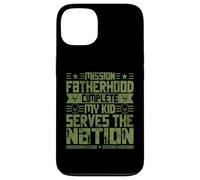 Proud Military Dad American USA Flag Soldier Veteran - Son Case for iPhone 13