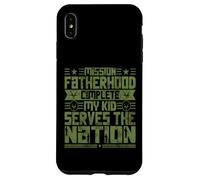 Proud Military Dad American USA Flag Soldier Veteran - Son Case for iPhone XS Max