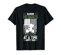 Proud Military Dad American USA Flag Soldier Veteran - Son T-Shirt