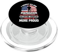 Proud Military Mom or Dad Proud of My Son Armed Forces PopSockets PopGrip for MagSafe
