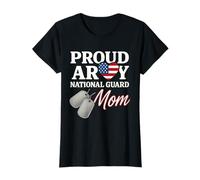 Proud Military National Guard Mom USA Mother T-Shirt
