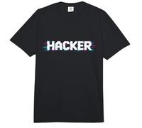 Proud Minimalist Hacker Coding Expert Glitch Comfort Colors Adult Heavyweight T-Shirt