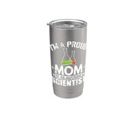 Proud Mom Awesome Scientist Science Mom Stainless Steel Insulated Tumbler