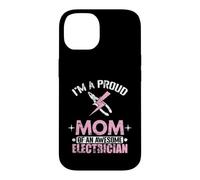 Proud Mom Freaking Awesome Electrician Mom Case for iPhone 14