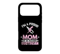 Proud Mom Freaking Awesome Electrician Mom Case for iPhone 17 Pro Max