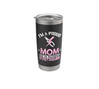 Proud Mom Freaking Awesome Electrician Mom Stainless Steel Insulated Tumbler
