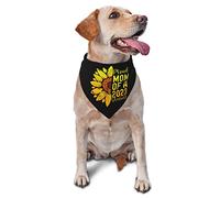 Proud Mom of A 2023 Graduate Spring Dog Bandanas Boy Bulk Puppy Kerchief Adjustable Soft Triangle Bibs Accessories for Small Medium Large Dogs Cats White
