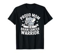Proud Mom of a Brain Cancer Warrior Elephant Awareness T-Shirt