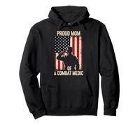 Proud Mom of a Combat Medic Veteran Pullover Hoodie