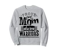Proud Mom of a Few Warriors T Strong Kids Mother Tee Sweatshirt