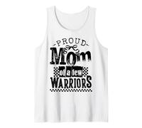 Proud Mom of a Few Warriors T Strong Kids Mother Tee Tank Top