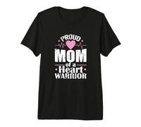 Proud Mom of a Heart Warrior Premium T-Shirt