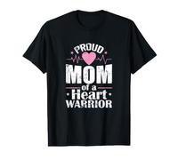 Proud Mom of a Heart Warrior Value Graphic T-Shirt