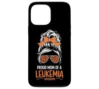 Proud Mom Of A Leukemia Warrior Stem Cell Transplant Case for iPhone 13 Pro Max