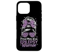 Proud Mom Of A Leukemia Warrior Stem Cell Transplant Case for iPhone 16 Pro Max
