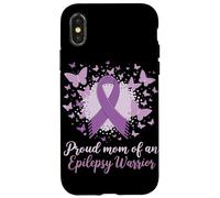 Proud Mom Of A Leukemia Warrior Stem Cell Transplant Case for iPhone X/XS
