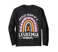 Proud Mom of A Leukemia Warrior Stem Cell Transplant Long Sleeve T-Shirt