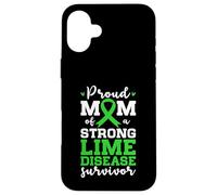 proud mom of a lime disease survivor Design for a patient Case for iPhone 16 Plus