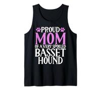 Proud Mom of a Very Spoiled Basset Hound Tank Top