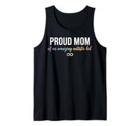 Proud Mom of an Amazing Autistic Kid Autism Mom Tank Top