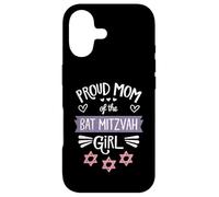Proud Mom of the Bat Mitzvah Girl Jewish Celebration Mother Case for iPhone 17