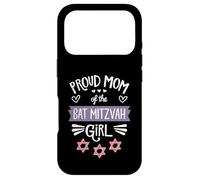 Proud Mom of the Bat Mitzvah Girl Jewish Celebration Mother Case for iPhone 17 Pro