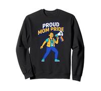 Proud Mom Pride Rainbow Flag Celebration Equality Diversity Sweatshirt