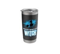 Proud Montana Witch Witchcraft Magic Halloween Stainless Steel Insulated Tumbler