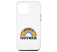 Proud Mother Rainbow Art Groovy Vintage LGBT Ally Gay Kids Case for iPhone 12 Pro Max