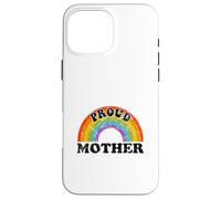 Proud Mother Rainbow Art Groovy Vintage LGBT Ally Gay Kids Case for iPhone 16 Pro Max