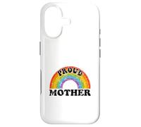 Proud Mother Rainbow Art Groovy Vintage LGBT Ally Gay Kids Case for iPhone 17