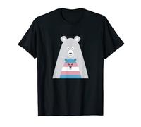 Proud Mother Transsexual Kid Mama Bear Trans Pride Flag LGBT T-Shirt