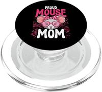 Proud Mouse Mom Graphic For Mice Owner Women Girls PopSockets PopGrip for MagSafe