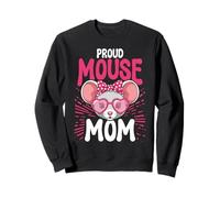 Proud Mouse Mom Graphic For Mice Owner Women Girls Sweatshirt